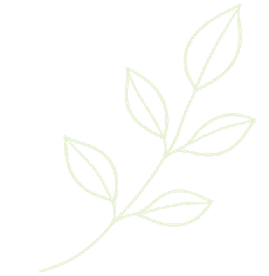 Botanical leaf accent